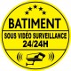 Bâtiment sous vidéo surveillance 24h24 (lot de 10p)