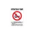 Lot de 4 sticker "interdit de fumer + texte de loi" petit format 9x6cm.-Panneau interdit de fumer-Panneaux Signalétiques