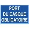 Port du casque obligatoire-Obligation-Panneaux Signalétiques