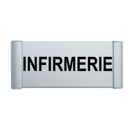 Plaque de porte Alu "INFIRMERIE"