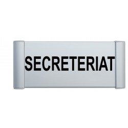 Plaque de porte Alu "SECRETERIAT"