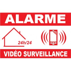Panneau de dissuasion alarme vidéo surveillance