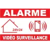 Panneau de dissuasion alarme vidéo surveillance-Panneau vidéo surveillance-Panneaux Signalétiques