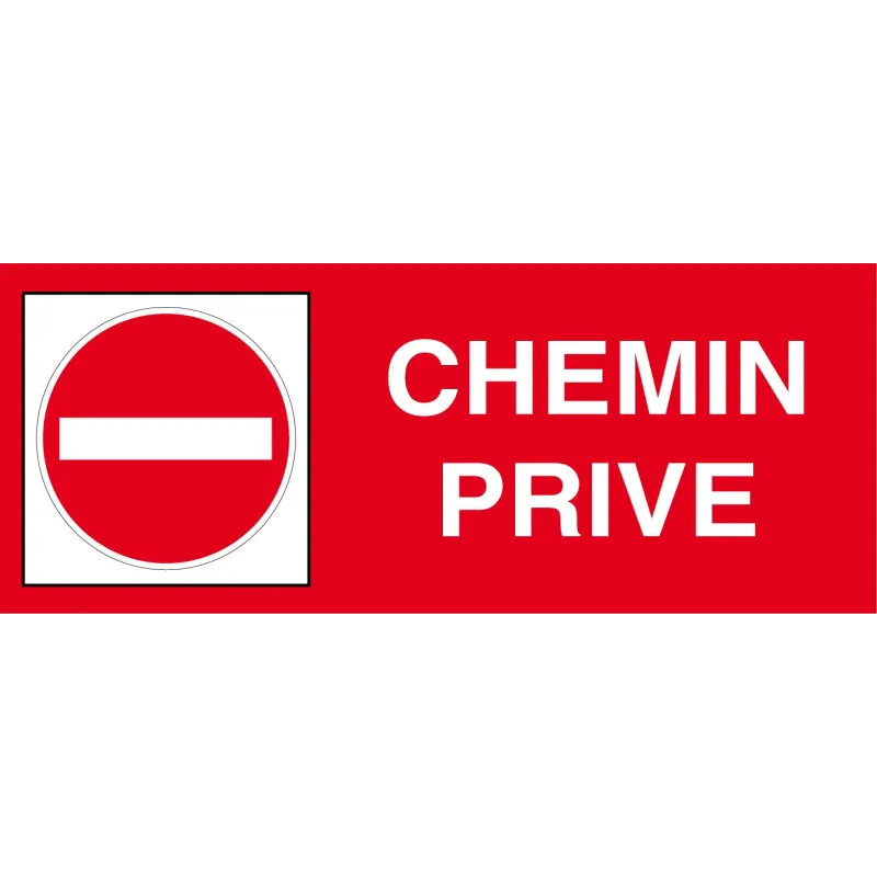 Chemin privé-Panneau propriété privée-Panneaux Signalétiques