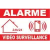 Panneau alarme vidéo surveillance-Panneau vidéo surveillance-Panneaux Signalétiques