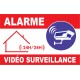 Alarme vidéo surveillance 24h/24 avec logo caméra
