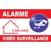 Panneau signalétique alarme vidéo surveillance-Panneau vidéo surveillance-Panneaux Signalétiques