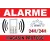Adhésif "Alarme magasin protégé" 300x200mm-Autocollant de dissuasion-Panneaux Signalétiques