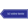 Panneau de direction à gauche personnalisable-Panneau personnalisé-Panneaux Signalétiques