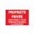 Propriété privée accès interdit à toutes personnes étrangères à la copropriété-Panneau propriété privée-Panneaux Signalétiques