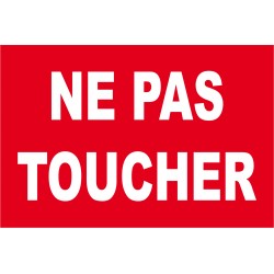 Ne pas toucher