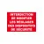 Interdiction de modifier les réglages des dispositifs de sécurité-Interdiction-Panneaux Signalétiques