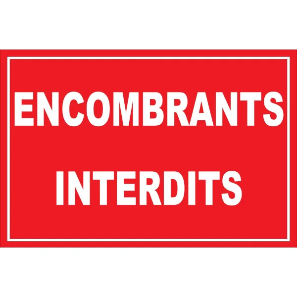 Encombrants interdits-Panneau Dépôt interdit-Panneaux Signalétiques