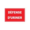 Défense d'uriner-Interdiction-Panneaux Signalétiques