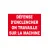 Défense d'enclencher on travaille sur la machine-Interdiction-Panneaux Signalétiques