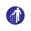 Panneau obligation de pendre l'escalier-Panneau piscine-Panneaux Signalétiques