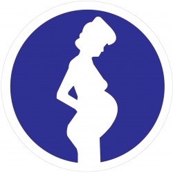 Panneau réservé aux femmes enceintes
