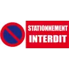 Stationnement interdit 500x200mm-Panneau stationnement-Panneaux Signalétiques