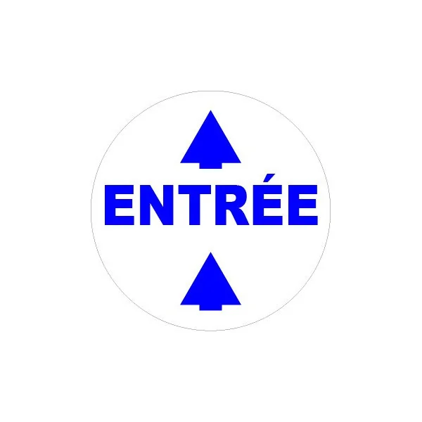 Adhésif entrée-Signalétique autocollante - adhésive-Panneaux Signalétiques