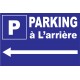 Parking a L'arriere a Gauche