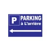 Panneau Parking à l'arrière à gauche-Panneau parking-Panneaux Signalétiques