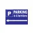 Panneau Parking à l'arrière à gauche-Panneau parking-Panneaux Signalétiques