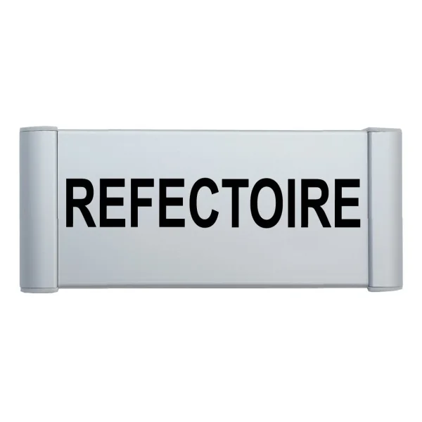 Plaque de porte Alu "REFECTOIRE"-Plaque de porte-Panneaux Signalétiques