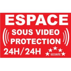 Panneau Espace sous vidéo protection