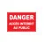Panneau danger accès interdit au public-Panneau attention Danger-Panneaux Signalétiques