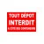 Tout dépot interdit à coté des conteneurs-Panneau Dépôt interdit-Panneaux Signalétiques