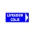 Panneau Livraison colis à droite-Signalétique magasin-Panneaux Signalétiques