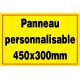 Panneau personnalisé en PVC 450x300mm