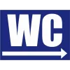 WC direction droite-Panneau toilettes-Panneaux Signalétiques
