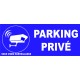 Parking privé sous vidéo surveillance