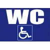 WC handicapés-Panneau toilettes-Panneaux Signalétiques