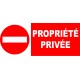 Interdit propriété privée stationnement interdit