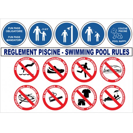 Réglement piscine