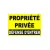 Propriété privée défense d'entrer-Panneau propriété privée-Panneaux Signalétiques