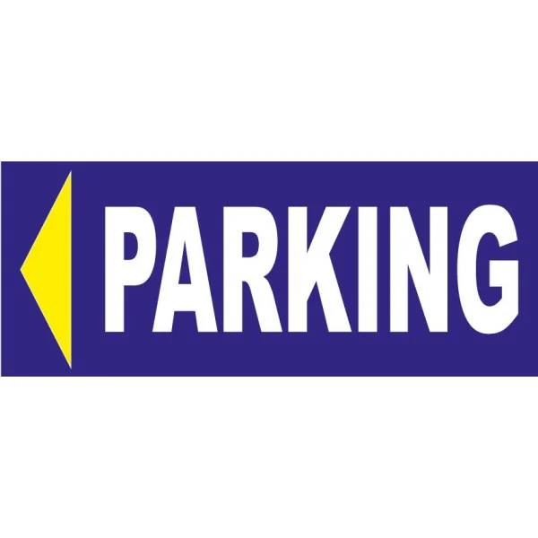 Panneau parking direction gauche-Panneau parking-Panneaux Signalétiques