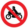 Panneau interdit aux motos-Panneau routier-Panneaux Signalétiques