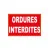 Panneau ordures interdites-Panneau Dépôt interdit-Panneaux Signalétiques