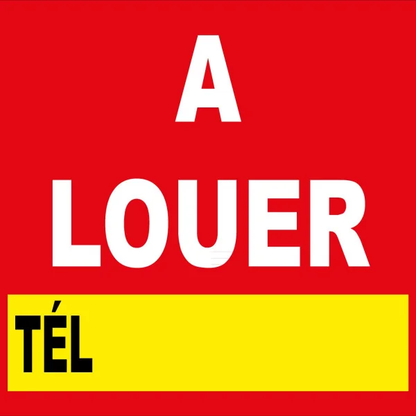 Panneau alvéolaire  " à louer "-Panneau immobilier-Panneaux Signalétiques