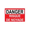 Danger risque de noyade-Panneau attention Danger-Panneaux Signalétiques