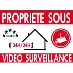 Propriète sous vidéo surveillance