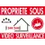 Propriété sous vidéo surveillance-Panneau vidéo surveillance-Panneaux Signalétiques