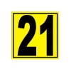 Panneau signalétique pour entrepôt chiffre 21-Signalétique entrepôt-Panneaux Signalétiques