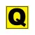 Panneau signalétique pour entrepôt lettre Q-Signalétique entrepôt-Panneaux Signalétiques