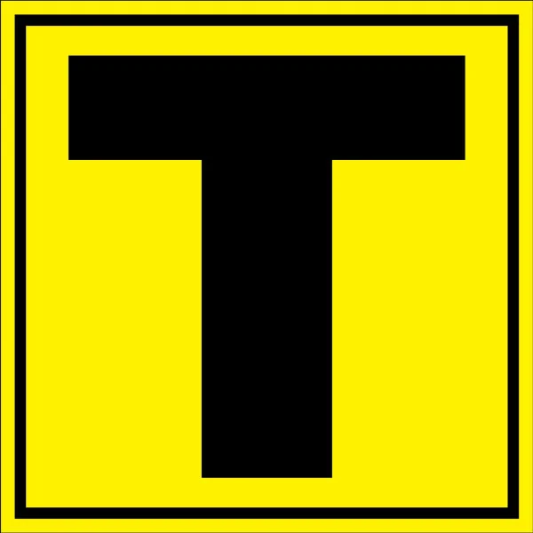Panneau signalétique pour entrepôt lettre T-Signalétique entrepôt-Panneaux Signalétiques