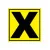 Panneau signalétique pour entrepôt lettre X-Signalétique entrepôt-Panneaux Signalétiques