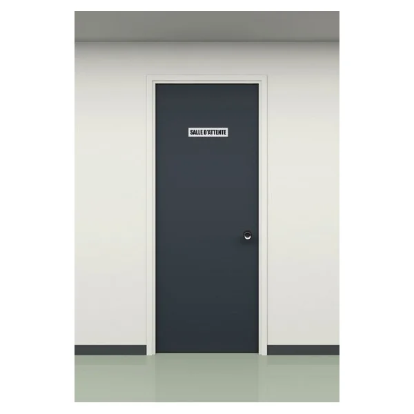 Plaque de porte Salle d'attente-Plaque de porte-Panneaux Signalétiques